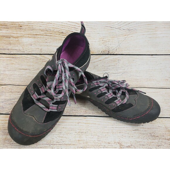 J-41 Signia SIG50 Vegan Gray Purple Faux Fur Lined Women's Shoes Size 8.5 - Picture 2 of 8